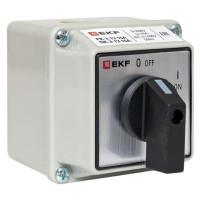 Переключатель кулачковый ПК-3-13 3П 16А ВКЛ-ВЫКЛ IP54 EKF pk-3-13-16
