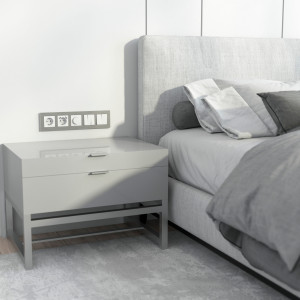 W0053506/ Рамка на 5 постов  AluMax (алюминий)