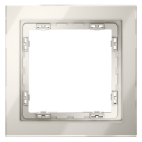 Рамка стеклянная VOLTUM S70 на 1 пост, (кашемир, стекло)
