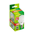 Лампа светодиодная PLED-ECO 5Вт G45 шар матовая 3000К тепл. бел. E14 400лм 230В 50Гц JazzWay 1036896A