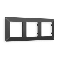 AF110803 Рамка ALFA Line Графит Мягкое касание 3-ая AMBRELLA VOLT