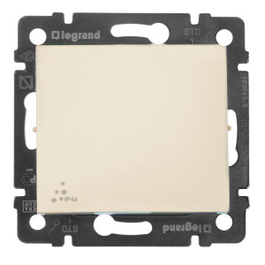 Выключатель 1-кл. СП Valena 10А IP44 250В механизм сл. кость Leg 774101