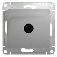 GLOSSA TV РОЗЕТКА оконечная 1дБ, механизм, АЛЮМИНИЙ GSL000391