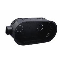 PE Коробка монтажная 2-ая для сплошных стен 140х63х43 с крепежом IP20