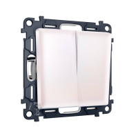 MA203030 Комплект механизма 2-клавишного перекрестного выключателя 10A-250V ALFA Жемчуг QUANT AP2030, VM125 AMBRELLA VOLT