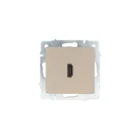 VESNA Розетка HDMI одинарная титан