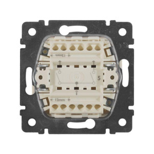 Выключатель 2-кл. СП Valena 10А IP31 250В механизм сл. кость Leg 774305