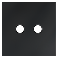 Накладка для розетки телевизионной оконечной TV+SAT, S70 (графит)