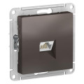 ATLASDESIGN РОЗЕТКА компьютерная RJ45 кат. 5e, механизм, МОККО ATN000683