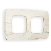 OF940602 Рамка OMEGA Opera Серо-бежевый мрамор 2-ая AMBRELLA VOLT