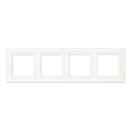 Рамка 4 поста Jung ECOPROFI DECO, белый, EPD484WW