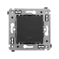 Кнопка 1-кл. СП Avanti Черный матовый DKC 4412153