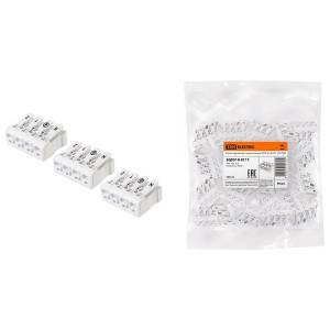 Клемма пружинная соединительная КСП4-2L+N+PE, 16 A TDM
