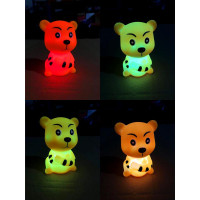 Фигура светодиодная Тигр 8х7см светодиод RGB переливается разными оттенками элементы питания 3хAG13 (в компл.) КОСМОС KOCNL-EL106(2022)