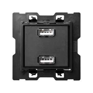Simon 100 Зарядное устройство 2хUSB 230В~ c 2 выходами 2.1A 5В