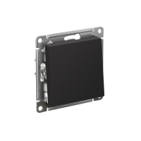 ATLASDESIGN 1-клавишный ВЫКЛЮЧАТЕЛЬ, сх.1, 10АХ, мех., быстрозажим. клем., КАРБОН ATN001011S