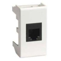 Розетка телефонная  Viva . RJ11 белый DKC 45017