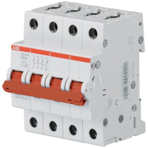 Рубильник 4п SD204/32 рычаг красный ABB 2CDD284101R0032