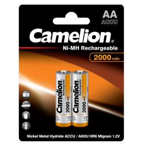 Аккумулятор AA/R6 NI-MN 2000мА.ч BP-2 (блист.2шт) Camelion 3504