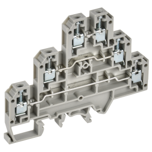 Колодка клеммная CTS-ML ARMAFIX 3 ур. 2.5кв.мм сер. IEK YCT13-00-3-K03-002