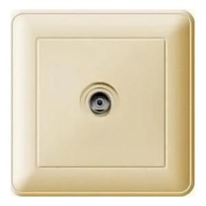 Розетка TV Schneider Electric W59, скрытый монтаж, слоновая кость, RTS-151-28