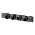 MULTITRACK Розетка 2хUSB тип АС 18 Вт, 5 В3 А АНТРАЦИТ MTK13003B
