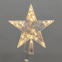 Фигура светодиодная Звезда 22см LED тепл. бел. 230В IP20 на елку постоян. свечение Neon-Night 501-006