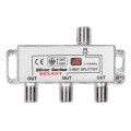 Делитель ТВ краб х3+4шт.F BOX 5-1000 МГц Silver Rexant 05-6102