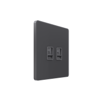 Systeme Infinity, Розетка информационная СУ RJ-45 кат.5e 2-я, Вулканический пепел