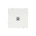 Компьютерная розетка RJ-45 без шторки, кат.5е одинарная, KANT, белая магнолия