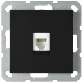 Jasmart G Черный матовый Розетка RJ11 G6101PB