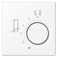 Накладка на терморегулятор Jung LS 990, белый матовый, LSFTR231PLWWM