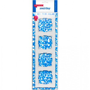 Рамка 4-местная Smartbuy пластик белая Нептун SBE-06w-Plastic-FR-4