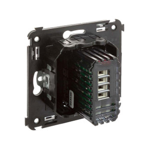 Диммер кнопочный СП для LED ламп Avanti Черный матовый DKC 4412343