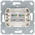 Jasmart Интернет-розетка RJ45 двойная с накладкой, цвет Тауп