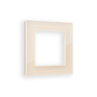 AF330301 Рамка ALFA Platos Бежевый Стекло органическое 1-ая AMBRELLA VOLT