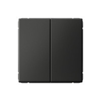 ARTGALLERY 2-клавишный ВЫКЛЮЧАТЕЛЬ, сх.5, 10АХ, механизм, БАЗАЛЬТ GAL001451