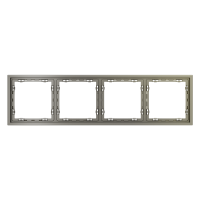 Рамка пластиковая VOLTUM S70 на 4 поста, (шелк)