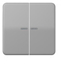 Клавиша двойная Jung CD 500, серый, CD595KO5GR