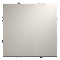 Выключатель с самовозвратом встраиваемый VOLTUM S70 одноклавишный 10А, (кашемир)