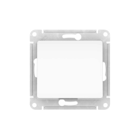 GLOSSA 1-клавишный ВЫКЛЮЧАТЕЛЬ КНОПОЧНЫЙ, сх.1, 10А, мех., быстрозажим. клем., БЕЛЫЙ GSL000115S