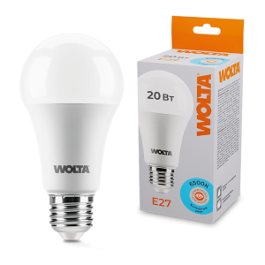 Светодиодная лампа WOLTA 25W65BL20E27 20Вт 6500К E27