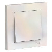 ATLASDESIGN 1-клавишный ВЫКЛЮЧАТЕЛЬ, сх.1, 10АХ, в сборе, ЖЕМЧУГ ATN000412