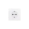 Розетка 1-м СП ESTET 16А IP20 с заземл. ПБТ механизм бел. LEZARD 745-0288-122B