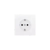 Розетка 1-м СП ESTET 16А IP20 с заземл. ПБТ механизм бел. LEZARD 745-0288-122B