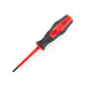 Отвертка диэлектрическая Профи PZ/FL1х80 КВТ 79778
