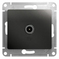 GLOSSA TV РОЗЕТКА оконечная 1дБ, механизм, АНТРАЦИТ GSL000791