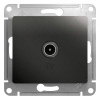 GLOSSA TV РОЗЕТКА оконечная 1дБ, механизм, АНТРАЦИТ GSL000791