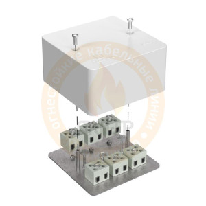 Коробка огнестойкая для кабель-канала 40-0460-FR10.0-8 Е15-Е120 85х85х45 Промрукав 40-0460-FR10.0-8