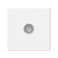 ARTGALLERY TV РОЗЕТКА проходная 4DB, механизм, БЕЛЫЙ GAL000192